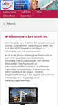 Mobile Screenshot of mint-bs.de
